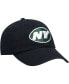 ფოტო #4 პროდუქტის Men's Black New York Jets Clean Up Alternate Adjustable Hat