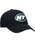 Men's Black New York Jets Clean Up Alternate Adjustable Hat