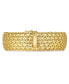 ფოტო #3 პროდუქტის Wide Mesh Link & Chain Bracelet in 14k Gold