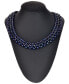 ფოტო #2 პროდუქტის Cultured Freshwater Pearl (4-8mm) Multi-row Statement Necklace, 20" + 1" extender (Also in Black Cultured Freshwater Pearl)