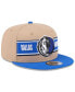 Men's Tan/Blue Dallas Mavericks 2024 NBA Draft 9FIFTY Snapback Hat