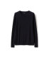 Фото #2 товара Men's Relaxed Crew Neck Cashmere Sweater