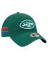 Фото #1 товара Men's Green New York Jets Distinct 9TWENTY Adjustable Hat