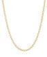 Фото #1 товара Italian Gold children's Curb Link Chain Necklace in 14k Gold, 14" + 2" extender