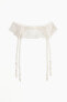 Embroidered Garter Belt