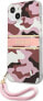 Guess Guess GUHCP13MKCABPI iPhone 13 6,1" różowy/pink hardcase Camo Strap Collection