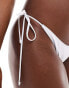 Фото #2 товара Bright Swimwear maria tie side bikini bottom in white