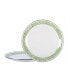 Scallop Enamelware Chargers, Set of 2