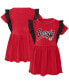 ფოტო #1 პროდუქტის Girls Toddler Red Georgia Bulldogs Too Cute Tri-Blend Dress