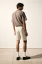 Фото #3 товара Regular Fit Linen-blend Shorts