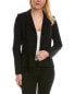 Фото #1 товара Leggiadro Architectural Seam Silk-Blend Jacket Women's Black 6