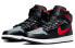 Jordan Air Jordan 1 FlyEase 魔术贴 防滑透气 高帮 复古篮球鞋 男款 黑灰红 / Кроссовки Jordan Air Jordan CQ3835-006
