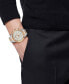 ფოტო #5 პროდუქტის Men's Swiss Chronograph Two-Tone Stainless Steel Bracelet Watch 44mm