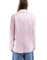 Фото #4 товара Miss Selfridge satin oversized double breasted blazer in pink