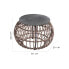 Side table Ariki 50 x 50 x 34 cm synthetic rattan Steel