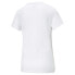 Puma Essential Small Logo Crew Neck Short Sleeve T-Shirt Womens White Casual Top