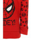 ფოტო #6 პროდუქტის Boys Avengers Spider-Man Fleece Pullover Hoodie and Jogger and Pants Outfit Set to (2T - 18-20)