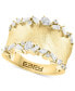 ფოტო #1 პროდუქტის EFFY® Diamond Multi-Cut Textured Statement Ring (5/8 ct. t.w.) in 14k Gold