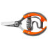 ფოტო #2 პროდუქტის STOCKER With Strap Curved Blade Citrus Fruits Shears