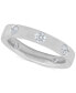 ფოტო #1 პროდუქტის Diamond Bezel-Set Polished Band (3/4 ct. t.w.) in 14k Gold