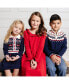 ფოტო #5 პროდუქტის Toddler Girls Long Sleeve Ruffle Trim Knit Dress