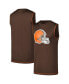Фото #1 товара Men's Brown Cleveland Browns Tank Top