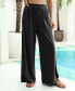 Фото #4 товара Women's Sage Wide Leg Jersey Pants