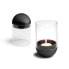 GRAVITY CANDLE Windlicht schwarz 00544