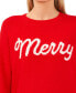 Фото #3 товара Women's Merry Script Long-Sleeve Cozy Sweater