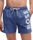 Фото #1 товара Men's Quick-Dry Large Logo Print Swim Shorts