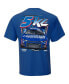 Фото #2 товара Men's Royal Kyle Larson HendricksCars.com Dominator T-shirt