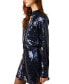 Фото #3 товара Women's Sophie Sequined Mini Shirtdress