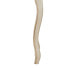 Фото #2 товара Консоль Кремовый Натуральный древесина ели Деревянный MDF 135 x 43 x 77 cm