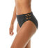 Фото #3 товара Vince Camuto Solid Side Lace High-Waist Bottoms Black LG