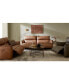 Фото #8 товара Polner 91" Leather Power Motion Sofa, Created for Macy's