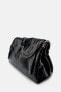 ROCKER SHOULDER BAG WITH FLAP