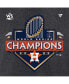 Men's Heather Charcoal Houston Astros 2022 World Series Champions Locker Room Big and Tall T-shirt