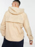 Tommy Jeans Chicago oversized half zip jacket in beige