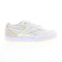 Фото #1 товара Reebok BB 4000 II Mens Beige Leather Lace Up Lifestyle Sneakers Shoes