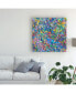 Фото #3 товара Mark Lovejoy Abstract Splatters Lovejoy 2 Canvas Art - 27" x 33"