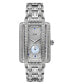 ფოტო #1 პროდუქტის Women's Mink Platinum Series Silver-Tone Stainless Steel Watch, 28mm