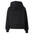 Фото #2 товара Puma Classics Oversized FullZip Hoodie Womens Black Casual Outerwear 67174501