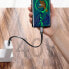 Фото #11 товара Simple płaski kabel przewód USB USB-C 5A 40W Quick Charge 3.0 QC 3.0 23cm szary