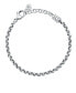 Stylish steel bracelet Drops SCZ1149