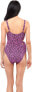 Jessica Simpson 269034 Women's Asymmetric Multi One Piece Swimsuit Size S