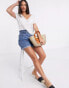 Фото #4 товара ASOS DESIGN Tall relaxed v neck t-shirt in white