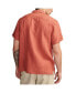 ფოტო #2 პროდუქტის Men's Linen Camp Collar Short Sleeve Shirt