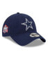 Фото #1 товара Men's Navy Dallas Cowboys Distinct 9TWENTY Adjustable Hat