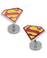 Фото #1 товара Textured Superman Shield Cufflinks