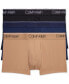 ფოტო #1 პროდუქტის Men's 3-Pack Microfiber Stretch Low-Rise Trunk Underwear